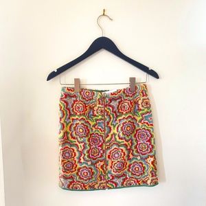 70's skirt mini acrylic // New